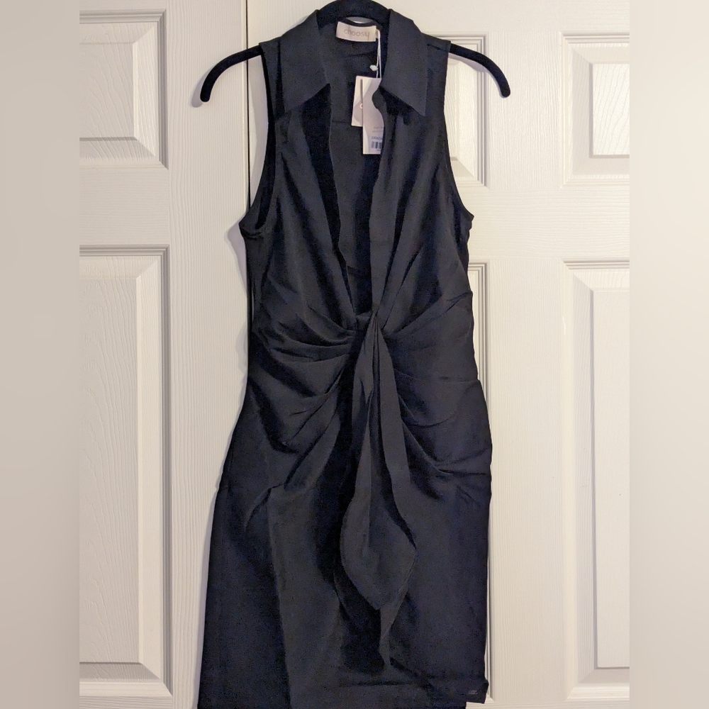 Choosy Elegant Black Sleeveless Dress NWT